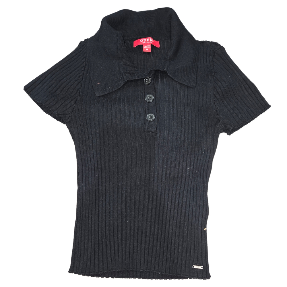 Guess Black Button Up Shirt